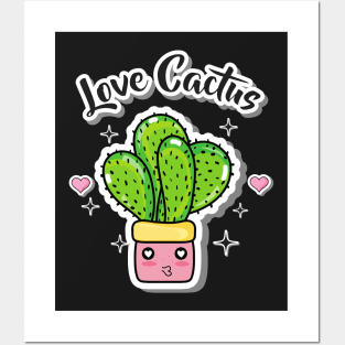 Small Cactus Lover - Love Cactus Posters and Art